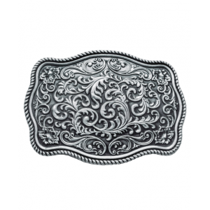 Belt Buckle -  Rectangular Scroll
