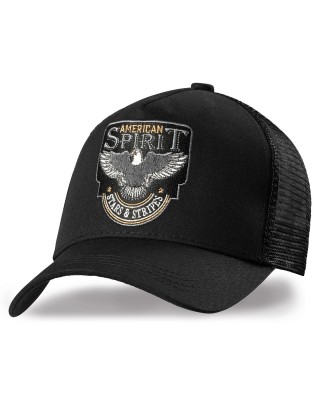 Trucker Hat - American Spirit Black