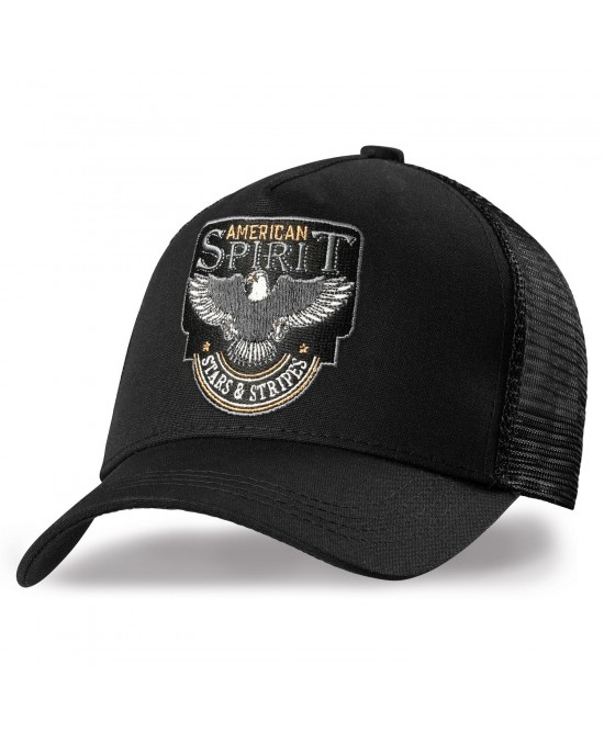 Trucker Hat - American Spirit Black Trucker Hat - American Spirit Black