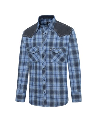 Stars & Stripes - Hank Blue Men's Western Shirt