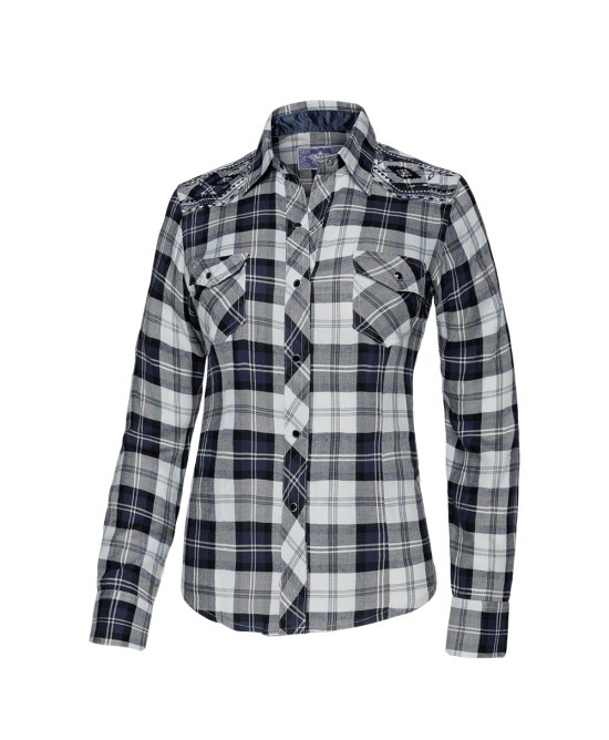 Stars & Stripes - Pasadena Blue Women's Western Shirt
