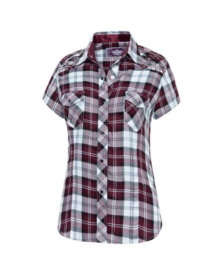 Stars & Stripes - Pasadena Women's Western Short Shirt