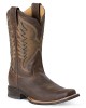 Stars & Stripes - WB-53 Brown Embroidery Cowboy Boots Stars & Stripes - WB-53 Brown Embroidery Cowboy Boots
