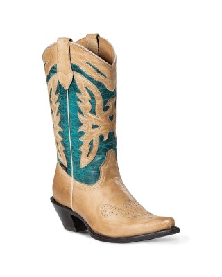 Stars & Stripes - Women's Western Boots - Alce Turquoise