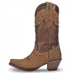 Stars & Stripes - Women's Western Boots - Crazy Ocra