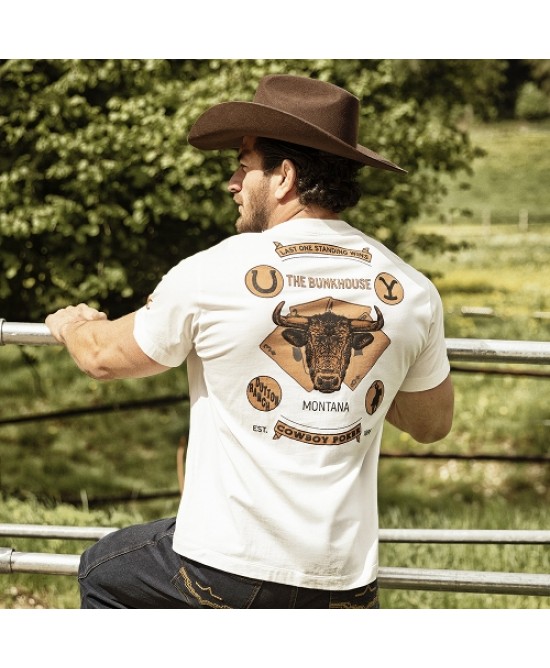 Stars & Stripes - Yellowstone T-Shirt The Bunkhouse
