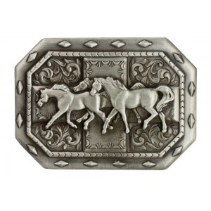 Belt Buckle - Horses Trophy 