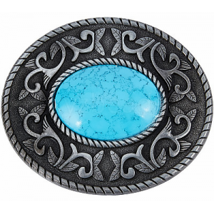 Belt Buckle - Turquoise Stone Belt Buckle - Turquoise Stone