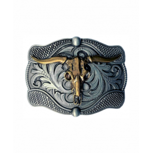Belt Buckle - Western Steer Skull