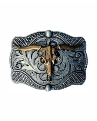 Belt Buckle - Western Steer Skull