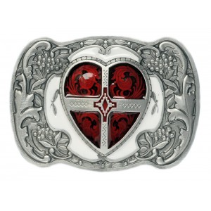 Belt Buckle - Red Heart Belt Buckle - Red Heart