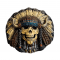 Belt Buckle - Native American Skull