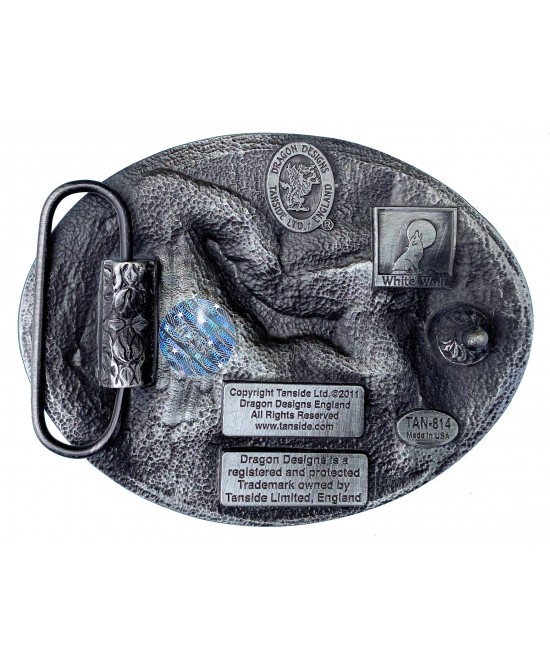 Belt Buckle - Horse Feathers Scroll Belt Buckle - Horse Feathers Scroll