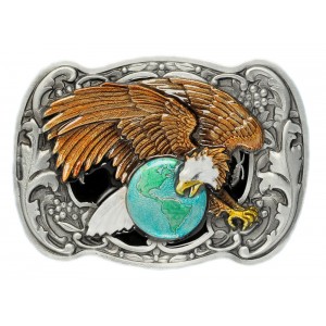 Belt Buckle - Eagle Globe Belt Buckle - Eagle Globe