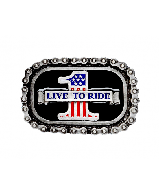 Belt Buckle - Live To Ride