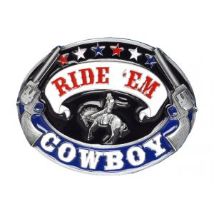 Belt Buckle - Ride 'Em Cowboy