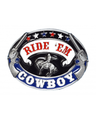 Belt Buckle - Ride 'Em Cowboy