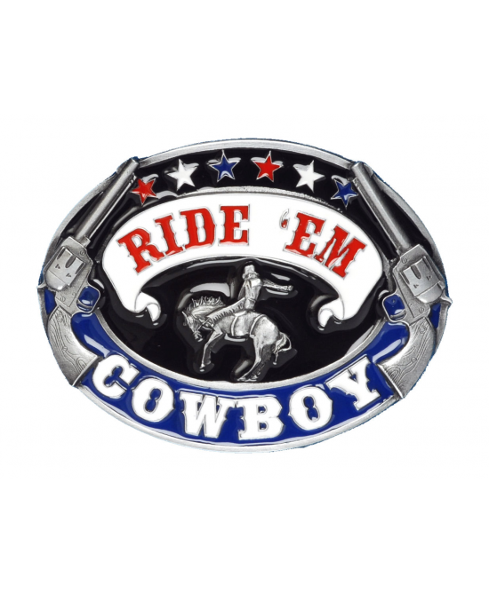 Belt Buckle - Ride 'Em Cowboy