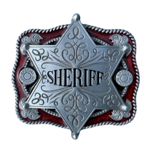 Belt Buckle - Sheriff Star Belt Buckle - Sheriff Star