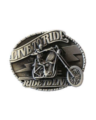 Belt Buckle - Live To Ride / Ride To Live