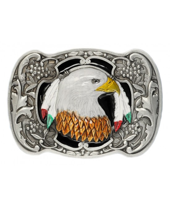 Belt Buckle - Feathered Eagle