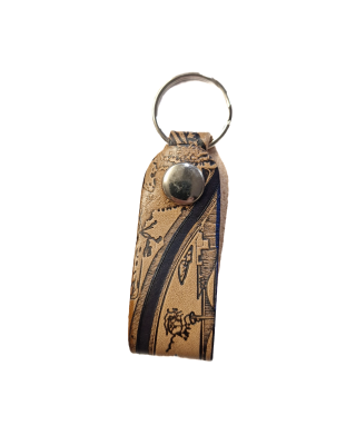 Belt Loop Keyring - Route 66