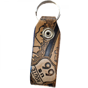 Belt Loop Keyring - Route 66