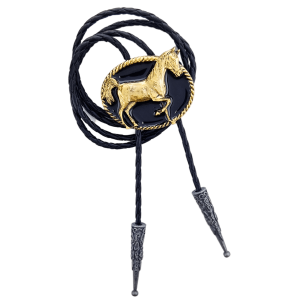 Bolo Tie - Horse Gold