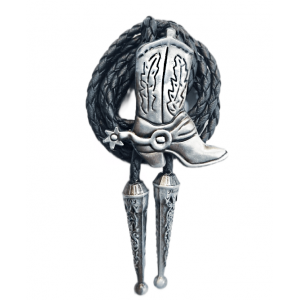 Bolo Tie - Cowboy Boot With Spurs  Bolo Tie - Cowboy Boot With Spurs