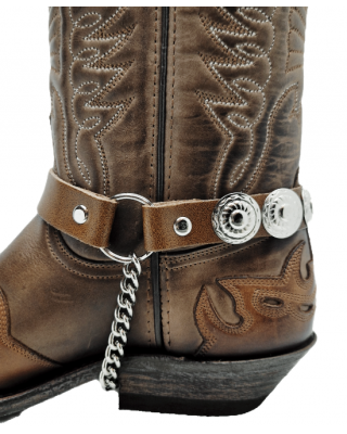 Boot Straps - Concho Tan