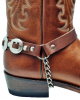 Boot Straps - Concho Tan Leather