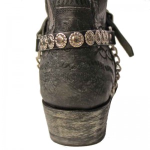 Boot Straps - Circular Black