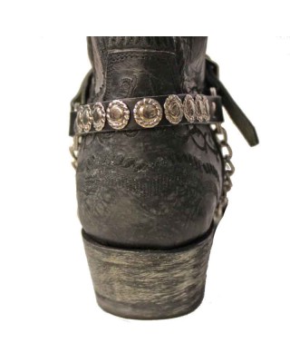 Boot Straps - Circular Black