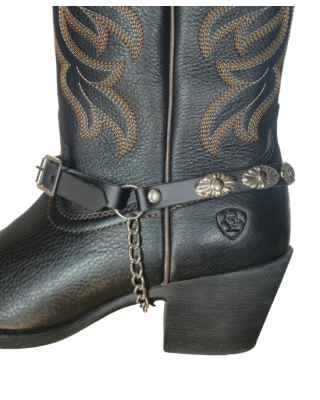 Boot Straps - Oval Black