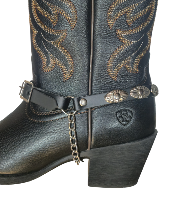 Boot Straps - Oval Black