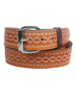 Leather Belt - Oval