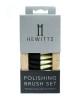 Hewitts Polishing Brush Set for Leather