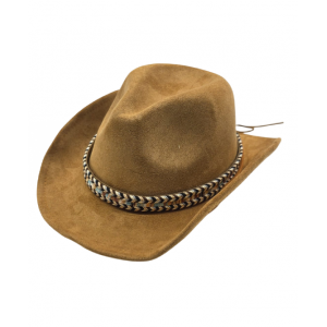 Western Hat - Children's - Brown Aztec