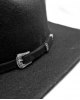 Wool Felt Western Black Hat