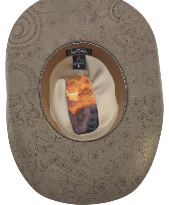 Wool Felt Buckle Hat Band Western Beige Hat 