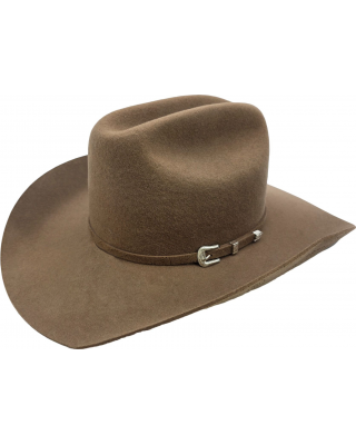 Wool Felt Buckle Hat Band Western Camel Brown Hat - Pattern