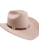 Wool Felt Western Sand Hat - Cognac Hatband Wool Felt Western Sand Hat - Cognac Hatband