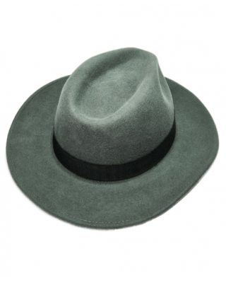 Wool Felt Hat - Dark Grey