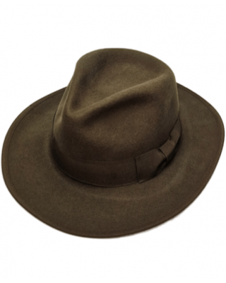 Wool Felt Hat - Brown
