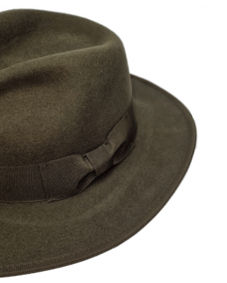 Wool Felt Hat - Brown