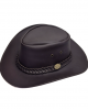 Leather Western Hat - Outback Trailblazer Australian Brown