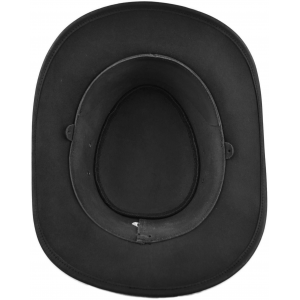Leather Western Hat - Australian Black