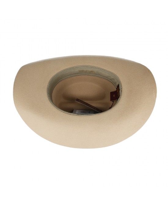 Wool Felt Western Tan Hat