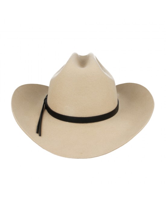 Wool Felt Western Tan Hat