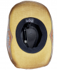 Straw Western Hat Brown with Turquoise Stone